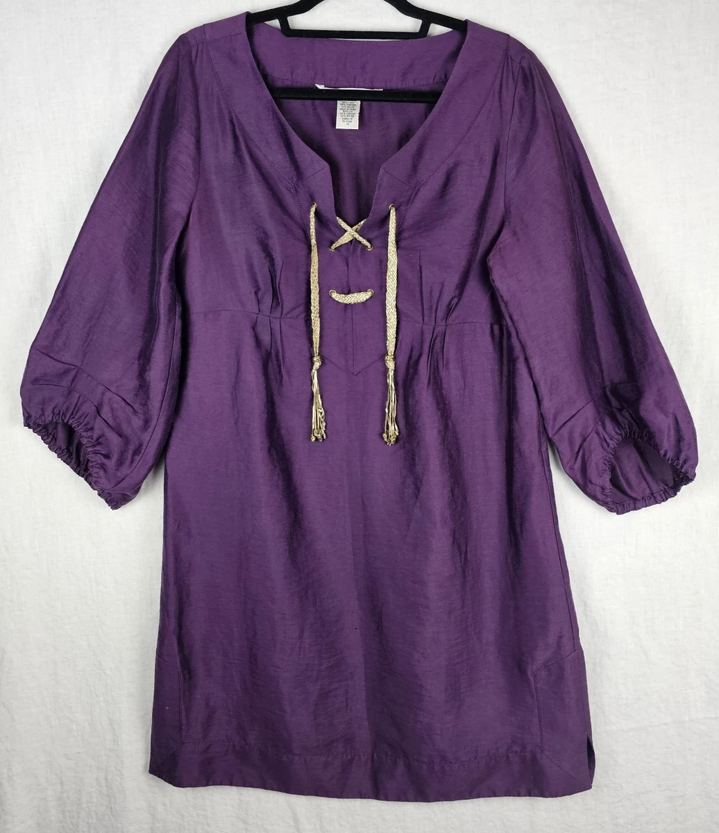 Robe Diane Von Furstenberg Purple Haze April - Taille 0 - Neuf Avec Étiquette - Viscose - Genou