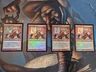 Playset of FOUR Imperial Recruiter Judge Promo Foil Magic: The Gathering Cards!!