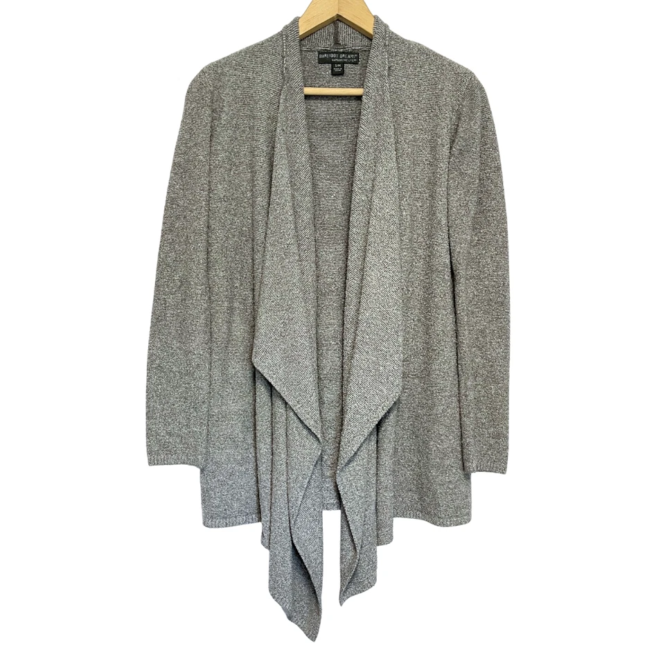 Cárdigan Suéter Barefoot Dreams CozyChic Lite Acanalado Isla Para Mujer S/M Foto 4 de 4