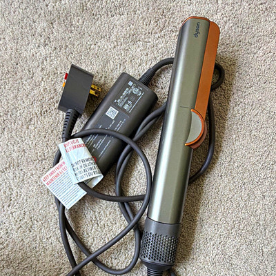 Dyson Flat Iron Hair Straightener Gray/Copper Electric w/ Power Cord