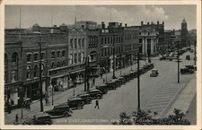 Charlottetown, Canada Queen Street, Prince Edward Island PE Antique Postcard