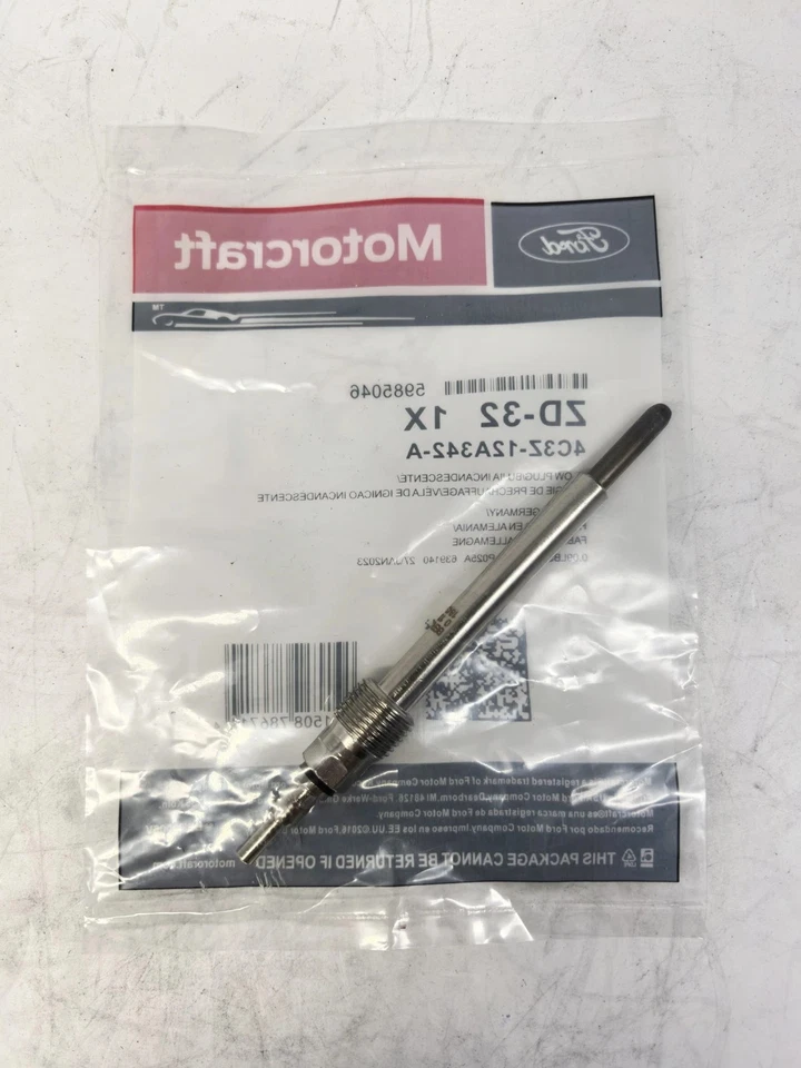 8X Motorcraft ZD32 4C3Z12A342AA Glow Plug Fits For 04-07 F250 F350 F450 6.0L New Foto 3 de 4