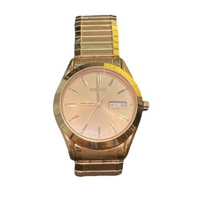 Vintage Collectible Seiko Day/Date Goldtone F...