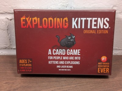 Exploding Kittens - Original Edition - Familienspaß Kartenspiel - Brandneu & Versiegelt