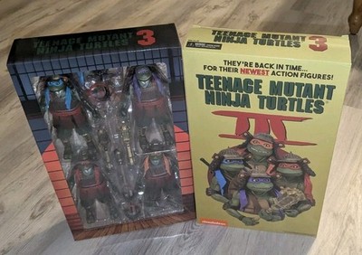 TMNT III NECA 2023 VHS 4 Pack Collector's Set MIB