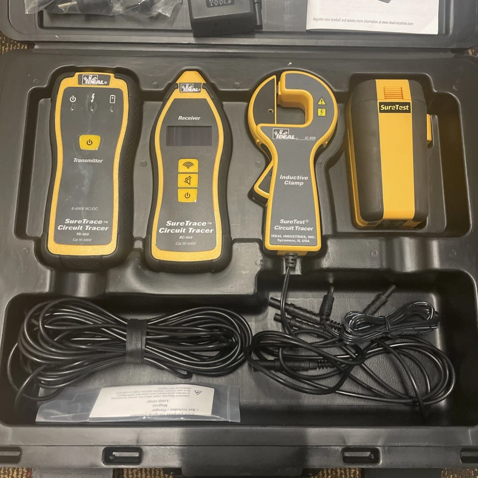 Ideal 61-959 Suretrace комплект трассировщиков разомкнутых замкнутых цепей с зажимом - Изображение 4 из 4