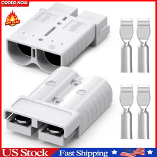 175AMP Battery Quick Connect Disconnect Plug Kit 1/0AWG 12-36V Winch RV Truck 2P