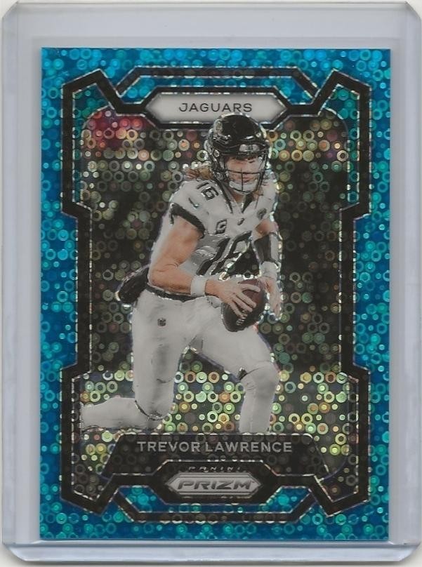 2023 Trevor Lawrence /95 Panini Prizm No Huddle Blue #139 Jacksonville Jaguars