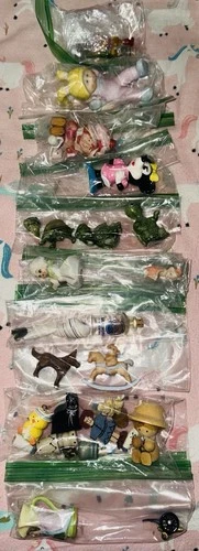 Mini Figure Lot Trinkets Vintage Collectors Cabbage Patch Strawberry Short Cake