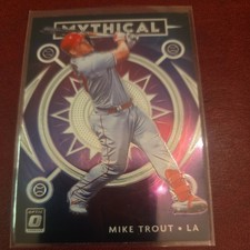 2020 Panini Donruss Optic Baseball MIKE TROUT #M-4 Mythical Holo Insert