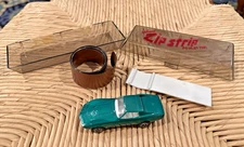 Vintage 1969 KENNER'S ZIP STRIP POCKET PAK Green Corvette Stingray Complete Set