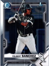2021 Bowman #BCP-40 Yolbert Sanchez Chrome Prospects Chicago White Sox