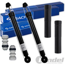 2x SACHS STOßDÄMPFER + PROTECTION KIT HINTEN für SEAT MII SKODA CITIGO VW UP 121