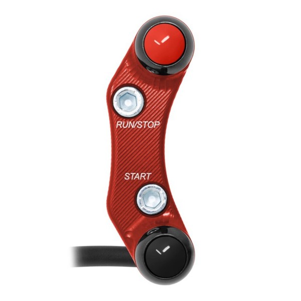 Rechte Pulsantiera Jetprime X Brembo Pumpe Mv Agusta F4 1000 312R 2007-09 Rot-image