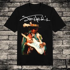 Men’s Classic Jimi Hendrix T-Shirt Winter Wonderland Graphic