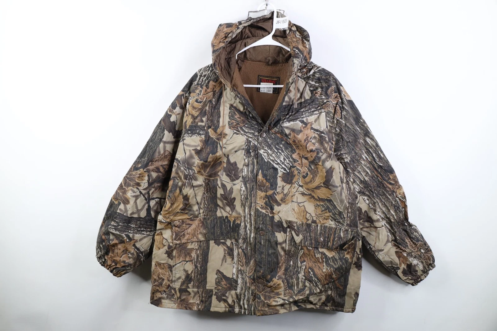 Vtg 90s Streetwear Mens M Fleece Lined Waterproof Realtree Camouflage Jacket