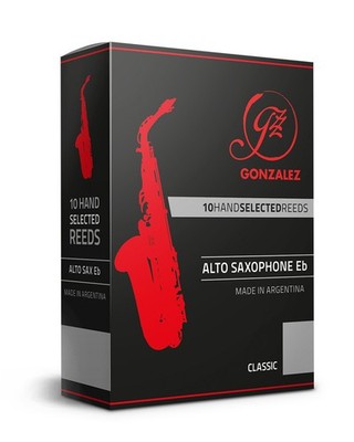Gonzalez klassisches Altsaxophon Blatt - Box von 10