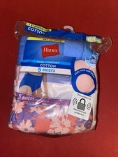 HANES COOL COMFORT 5 PACK COTTON BLEND BRIEFS / Size 12/ 5XL