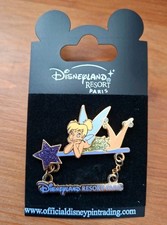 1987 5th Anniversary Disneyland Paris Tinkerbelle Pin Badge