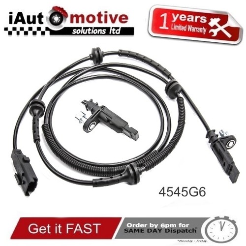 SENSORE VELOCITÀ ABS ANTERIORE SINISTRO DESTRO PEUGEOT 407 CITROEN C6 1.6 2.0 2.2 HDI 4545G6 - Foto 1 di 6