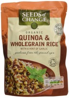 Seeds Of Change Organic Quinoa And Wholegrain Rice With A Hint Of Garlic 240 ... Seeds Of Change Organic Quinoa And Wholegrain Rice With A Hint Of Garlic 240 ...