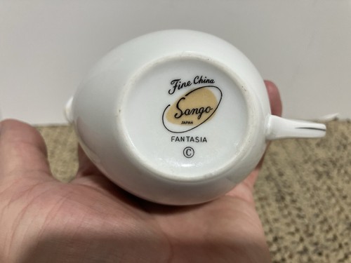 Vintage (1960’s) Sango Fine China “Fantasia” Creamer Pitcher - Picture 12 of 13
