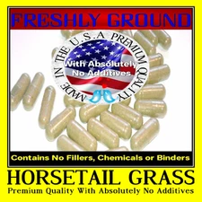 HORSETAIL GRASS  With Absolutely No Additives High Potency 100 Veg Capsules