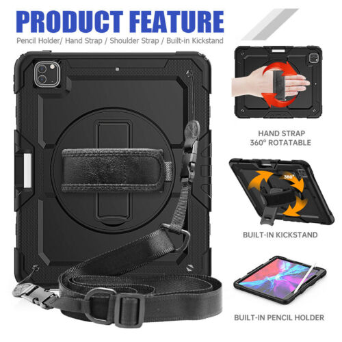Für iPad Pro 6./5./4./3. Gen 12,9 Zoll Hülle Stoßfest Robust Cover Ständer - Bild 5 von 11