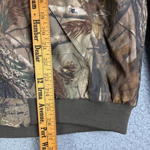 Vtg Game Winner Real Tree Xtra Camo Insulated Hooded Jacket L Hunting Coat READ* - Picture 2 of 11