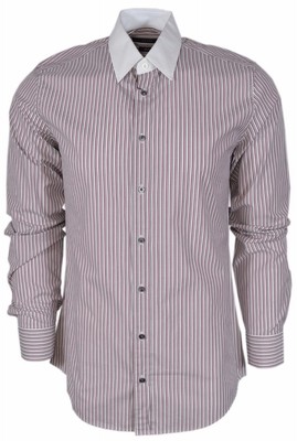 New Gucci Men's 368680 Striped Cotton Button Down Classic Fit Dress Shirt 15 39 | eBay