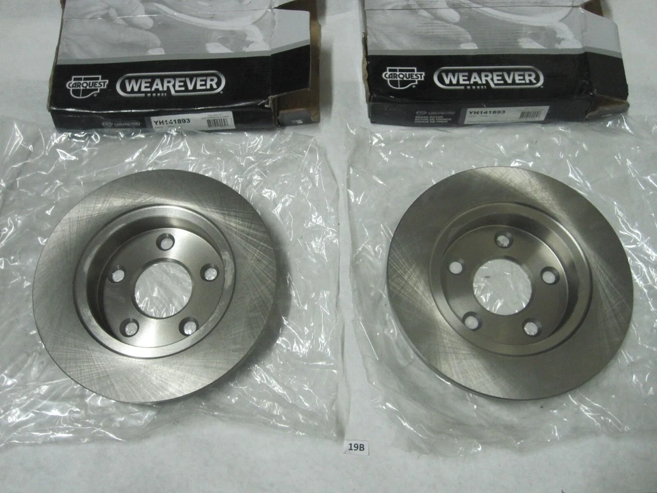 Par de rotores de freno de disco trasero 54100 24886406 4886406, 74886406 1253, 28 Q54025 Foto 3 de 4