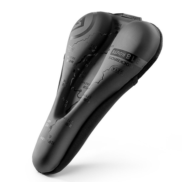 Rockbros Fahrrad Sattelbezug Gel Sattel Atmungsaktiv Fahrradsattel ÜBerzug Neu-image