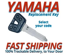 Yamaha Motorcycle Scooter ATV Keys Replacement Key Cut to Code D69510- D78897