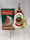 Coca Cola Santa Claus 6" Collectors Bell 1989 Vtg #36015 Coke EXCELLENT in Box