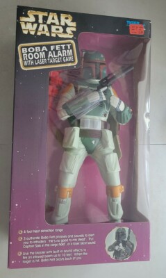 1998 Tiger Electronics Star Wars Boba Fett Room Alarm Laser Target