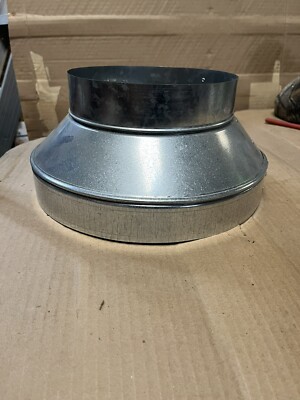 HVAC Duct 8 X 12 X6 round Galvanized reducer