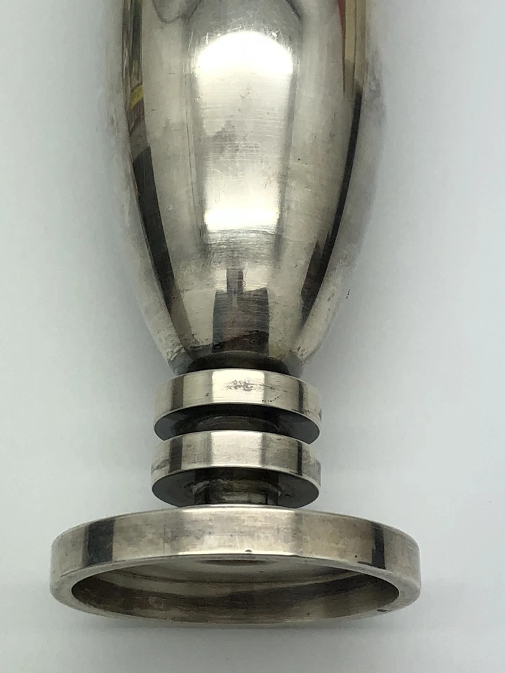 Винтажная ваза из чистого серебра Georg Jensen Pyramide Denmark Dessin 750 - Изображение 4 из 4