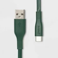 Heyday Micro USB Charging Cable for Android - 6ft - Evergreen Brand New Sealed