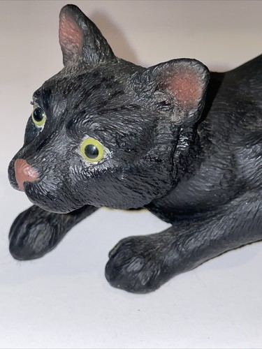 Vintage! 1992 Universal Statuary 7” BLACK CAT Green Eyes - Picture 12 of 21
