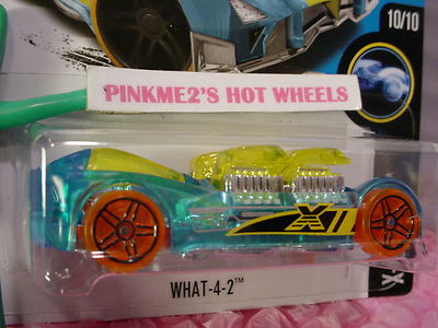2017 i Hot Wheels WHAT 4-2 #251✰blue/yellow; pr5 orange✰X