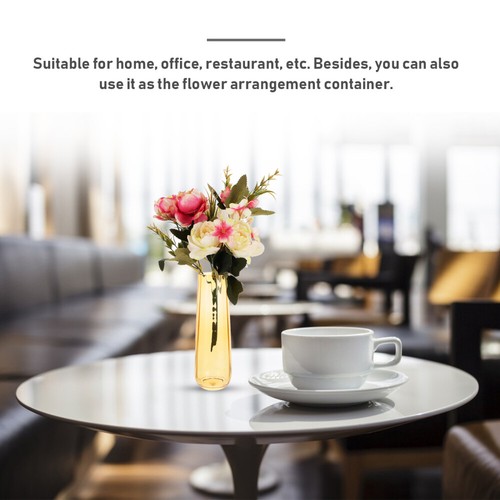 Glas Bouquet Vasen Klar Runde Vase Glas Zylinder Vasen Klar Boden Vase - Bild 9 von 12