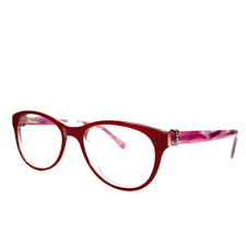 South Hampton SH 7003 Burgundy Full Rim Cat Eye Eyeglasses Frames 52-17-135 A1