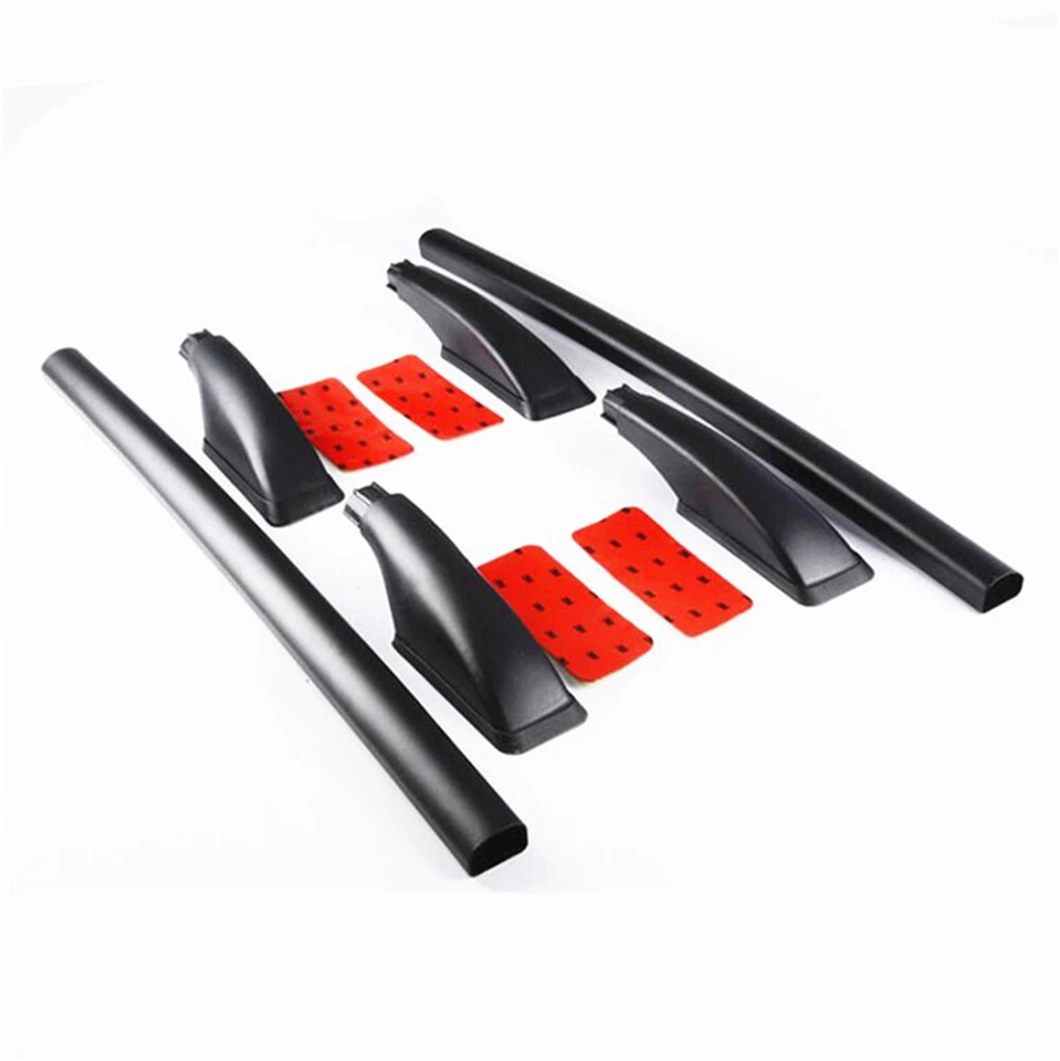1M Aluminum Alloy Car Top Luggage Rack Side Rails Bars Only For Car Decoration Foto 2 de 4