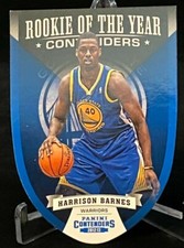 2012-13 Contenders Rookie of the Year ROY #7 Harrison Barnes Golden State