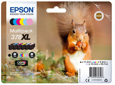 Epson Multipack Claria Photo HD T 378 XL (6 Farben) T 3798 C13T37984010