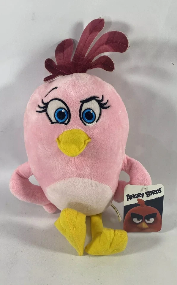 Juguete de peluche Angry Birds Stella rosa peluche de fábrica 12" de alto Foto 4 de 4