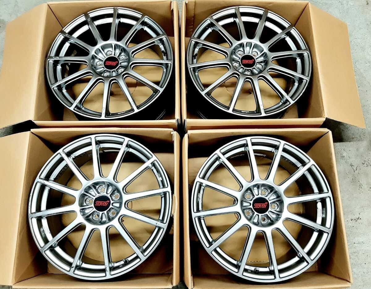 Subaru Legacy tuned by STi 18x7.5+55 5x100 4 Wheels No Tires