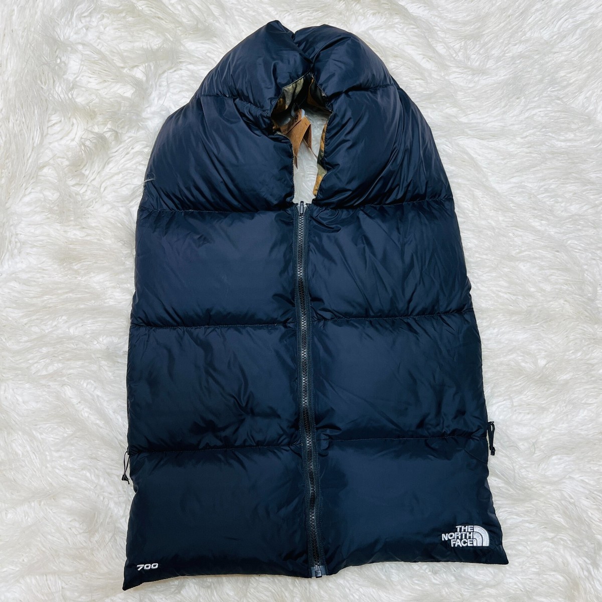 The North Face Nuptse Camouflage Down Puff Scarf 700 | eBay