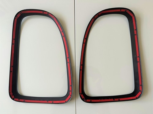 FUNDAS EMBELLECEDORAS LUZ TRASERA NEGRO BRILLANTE PARA BMW 2021+ MINI F60 COUNTRYMAN - Imagen 3 de 4