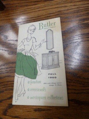 Vintage Mid Century Modern Butler Furniture Fall Catalogue 1960